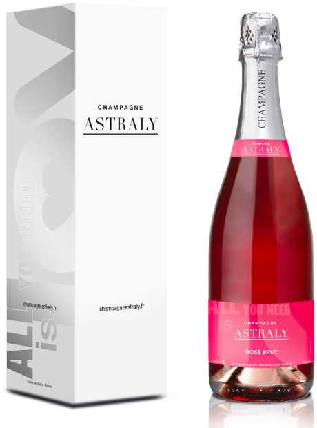 Cuvée Champagne Rosé brut Astraly